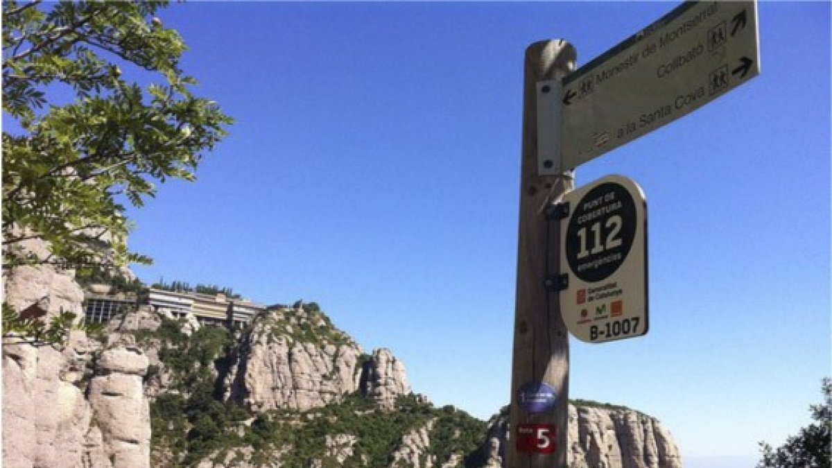 Un punto de emergencia 112.