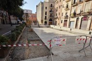 La Plaça del Fòrum está cerrada desde ayer.