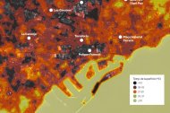 Distribución superficial de temperaturas (ºC) en el entorno de Tarragona, elaborado con propósito divulgativo e ilustrativo a partir de imágenes Landsat 8 correspondientes a julio y agosto de 2024
