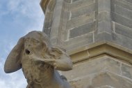 Detall d'una gàrgola de la Catedral de Tortosa