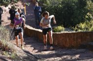 Núria Gil, durante el 25k de la Muntanyes de Prades Epic Trail Costa Daurada.
