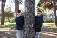 Asier y Hugo Estébanez tienen 13 y 15 años, son de Cambrils y aspiran a llegar a ser profesionales del pádel algún día.