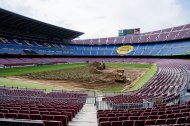 El Camp Nou sigue en obras y no podra abrirse hasta el inicio de LaLiga.
