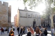 La iglesia de Natzaret y la Casa de la Sang están ubicadas en la Plaça del Rei de Tarragona