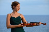 Inés Issel, la joven violinista tarraconense afincada en Boston.