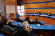 Reunió dels alcaldes amb el delegat del govern a Catalunya, Carlos Prieto.