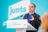 El secretario general de Junts, Jordi Turull, en la Convenció Municipalista de Junts.