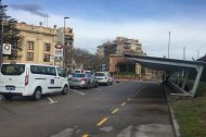 Una de las paradas de taxis de El Vendrell
