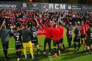 Los jugadores del Reus celebran el pase a la siguiente ronda.