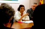La consellera d’Economia i Finances, Alícia Romero, se reúne con los alcaldes del Baix Penedès