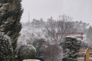 Fuerte nevada en Tarragona y varios puntos de Catalunya