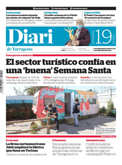 Lea la portada del viernes 19