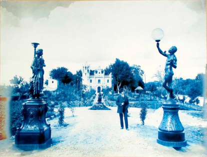 La Quinta de Sant Rafael y el jardín que la rodeaba.