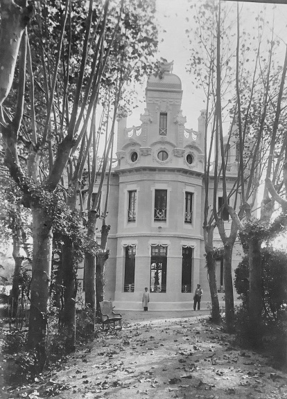 La fachada trasera de la Quinta.