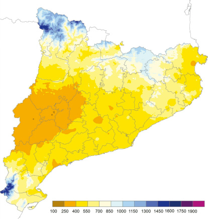 L’Ebre registra un any plujós, en contrast amb la sequera generalitzada a Catalunya