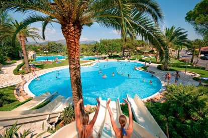 Una de las piscinas del camping Playa Mont-roig, otro de los galardonos este mes de enero.