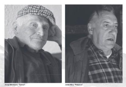 Josep Montané, ‘Sansa’, a l’esquerra i Jordi Riba, ‘Palanca’, a la dreta.