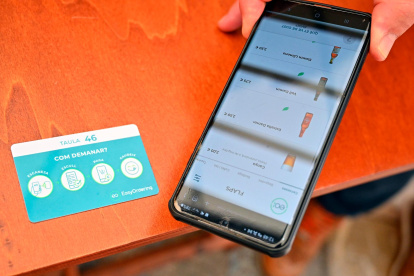 Detalle del sistema en el que se puede hacer el pedido directamente y pagar sin avisar al restaurador.
