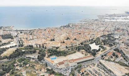 Vista aérea de la ciudad de Tarragona.
