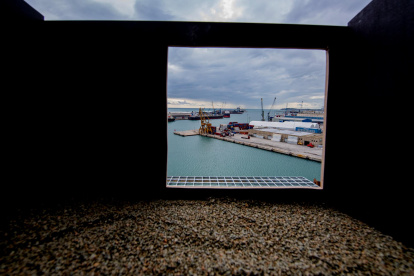 Imatge del Port des de dins de la ‘casa’ del falcó.