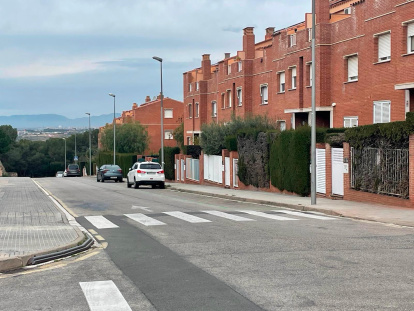 Una de las calles de Tarragona 2 con la zona verde ya activada.