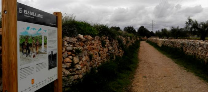 La vía Augusta en El Vendrell.