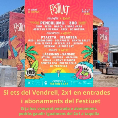 El cartel del Festiuet.