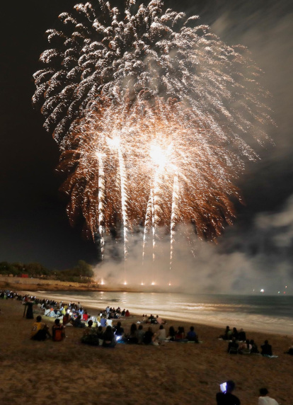 Arranca el Concurs Internacional de Focs de Tarragona con la italiana Santa Chiara