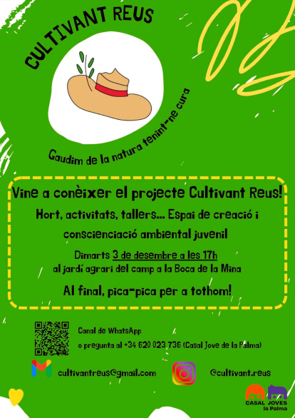 Cartell de Cultivant Reus.