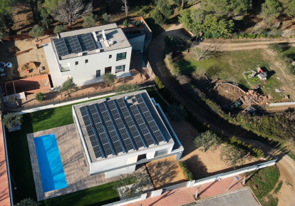 Una piscina de Palafrugell.