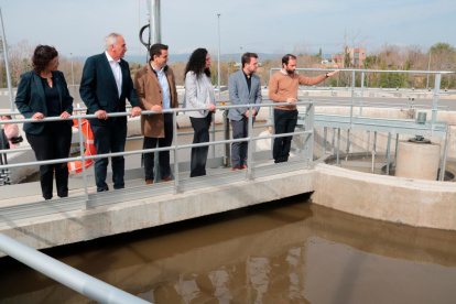 Un moment de la visita.