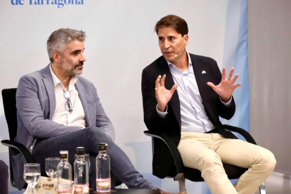 Carlos Brull, president del Patronat de Turisme de la Diputació de Tarragona y Francesc Pintado, president de l’AEHT.