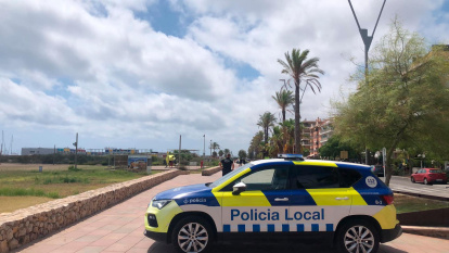 La zona del paseo quedó cerrada para facilitar las atenciones médicas.