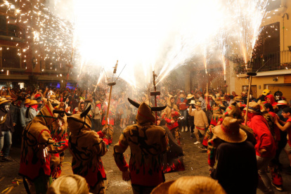 Els Diables de Cambrils participan en el encuentro.