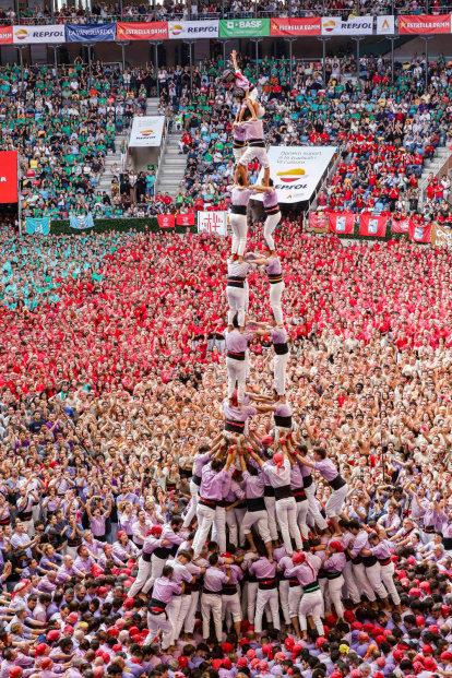 El 3d10 amb folre i manilles de la Colla Jove de Tarragona.