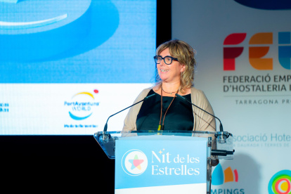 La presidenta de la FEHT, Berta Cabré.