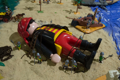 Diorama que recrea ‘Los viajes de Gulliver’.