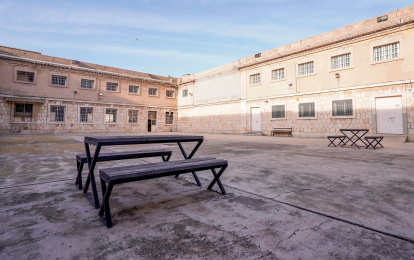 Patio de la antigua prisión de Tarragona en la que se celebrará el concierto.