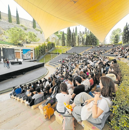 Jóvenes de toda Catalunya visitaron la ciudad.