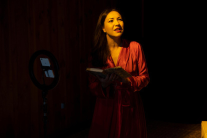 La actriz Fuensanta López es la directora de la asociación cultural Lorquianas, que impulsó en el año 2017.