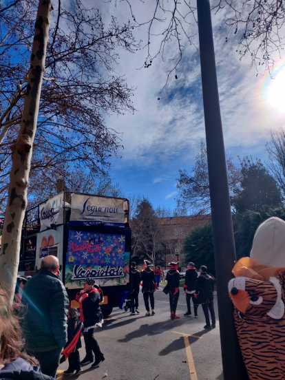 Un total de 41 carrozas han recorrido la ciudad esta mañana.