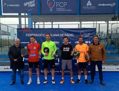 En el centro (izq. a der.) Burdeos, Altimires, Alsina y Climent.