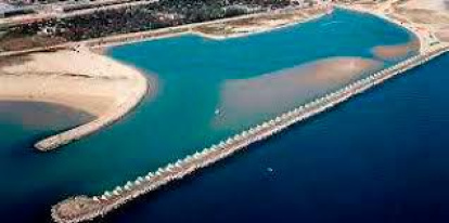 El puerto de la térmica.