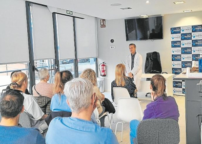 Xerrada sobre la prevenció del càncer de mama, el passat 23 de novembre, al centre mèdic Viamed Tarragona.