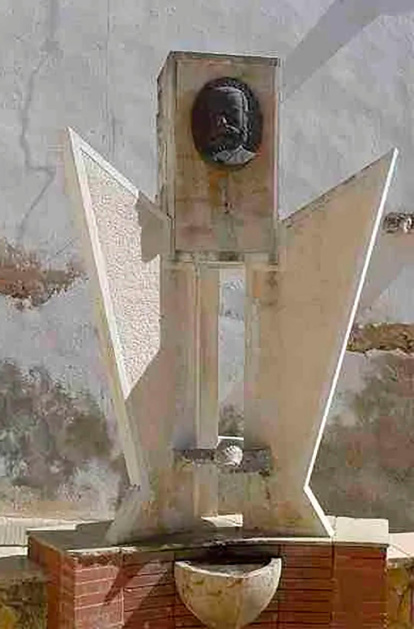 La estatua de Joaquín Gatell en Altafulla