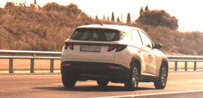 Segundo vehículo infractor, cazado en el mismo punto que el anterior.