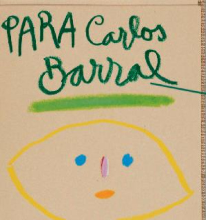 La dedicatoria de Picasso para Barral.