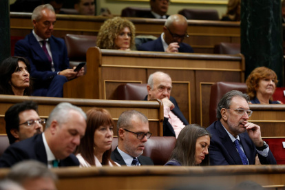 La bancada de JxCat en el Congreso.