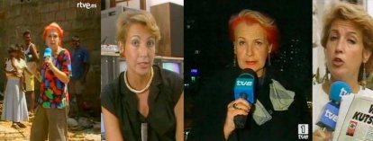 La periodista ha transmitido los acontecimientos mundiales.