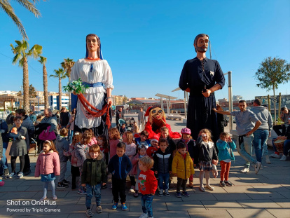 Uno de los actos en el barrio del Serrallo de Tarragona.